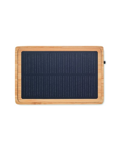 Altavoz inalámbric solar bambú 7MO6838