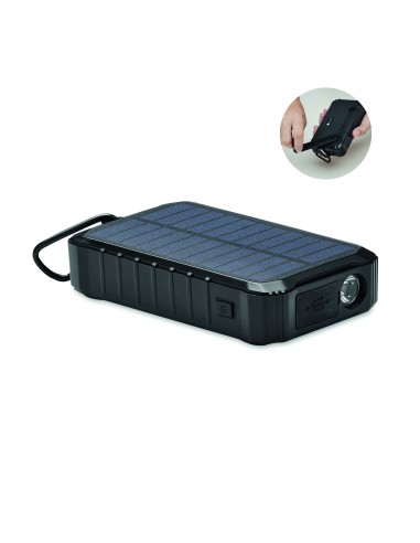 Cargador solar dinamo 8000 mAh 7MO6841