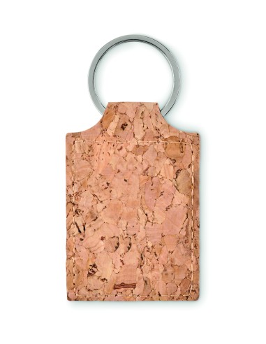 Llavero rectangular de corcho 7MO6878