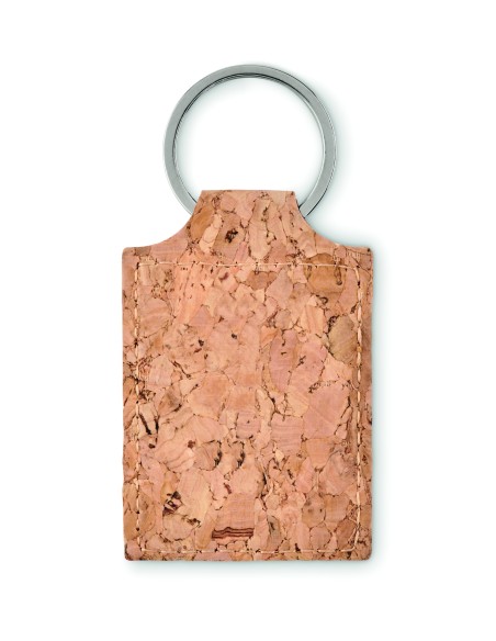 Llavero rectangular de corcho 7MO6878