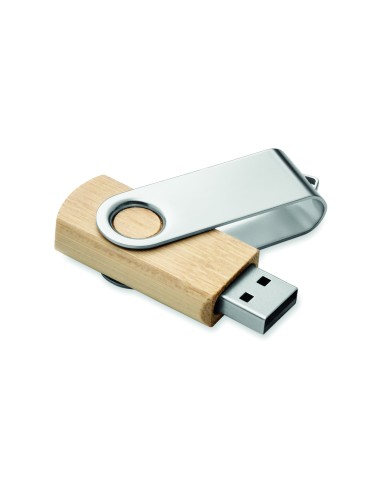 Memoria USB techmate de bambú  1-64GB. 7MO6898