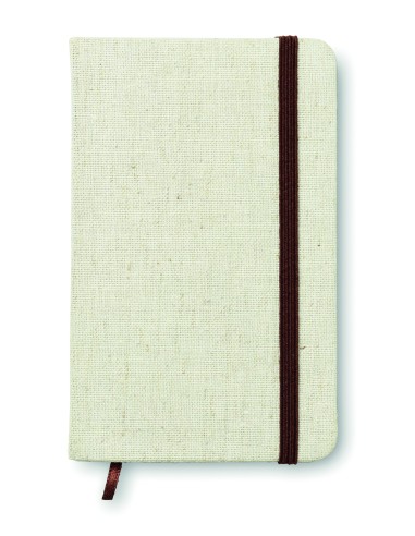 Cuaderno A6 con tapa de canvas 7MO6930
