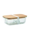 Fiambrera vidrio tapa de bambú Personalizada 7MO6973 - Imagen 2