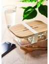 Fiambrera vidrio tapa de bambú Personalizada 7MO6973 - Imagen 5