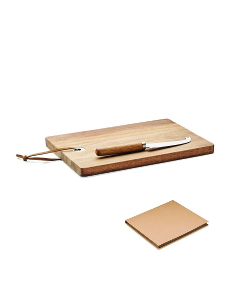 Set tabla quesos de acacia Personalizada 7MO6984