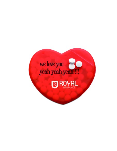 Caja corazón de caramelos Personalizada 7MO7158