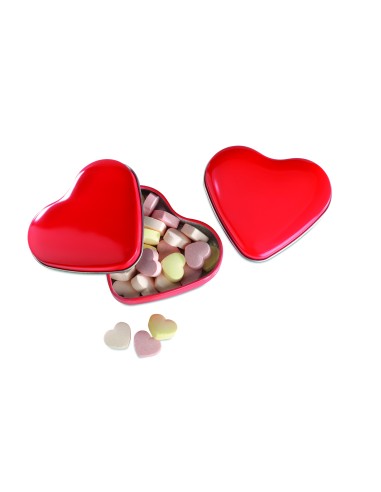 Caja corazón con caramelos 7MO7234
