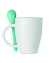 Taza bicolor con cuchara 250 ml Personalizada 7MO7344 - Imagen 2