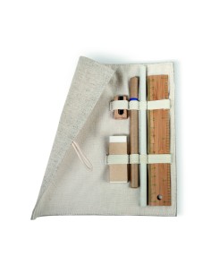 Set papeleria en bolsa algodón 7MO7755