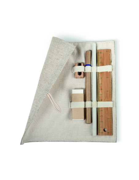 Set papeleria en bolsa algodón 7MO7755