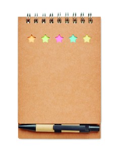 Libreta con bolígrafo y marcad 7MO8107