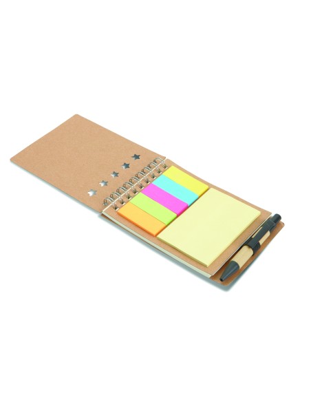 Libreta con bolígrafo y marcad 7MO8107