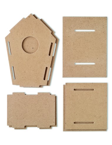 Caseta aglomerado para pájaros 7MO8532