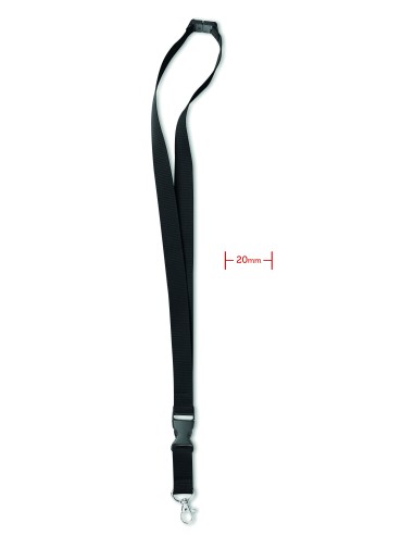 Lanyard con gancho metal 20 mm 7MO8595