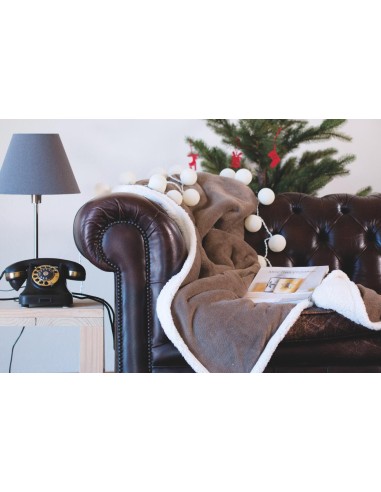 Manta de lana sherpa. Personalizada 7MO9089