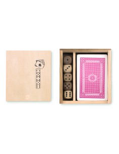 Set de cartas y dados en caja 7MO9187