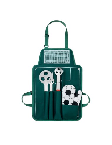 Set Barbacoa y Delantal Futbol 7MO9223