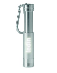 Llavero aluminio ABS con LED 7MO9381