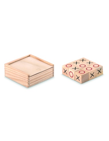 Juego tres en raya de madera 7MO9493