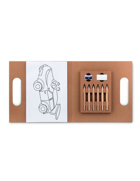 Set de 6 lápices para colorear Personalizado 7MO9544