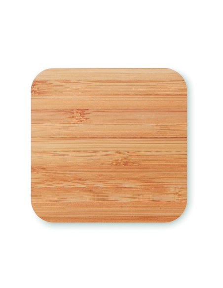 Alfombrilla bambú y base carga Personalizada 7MO9698