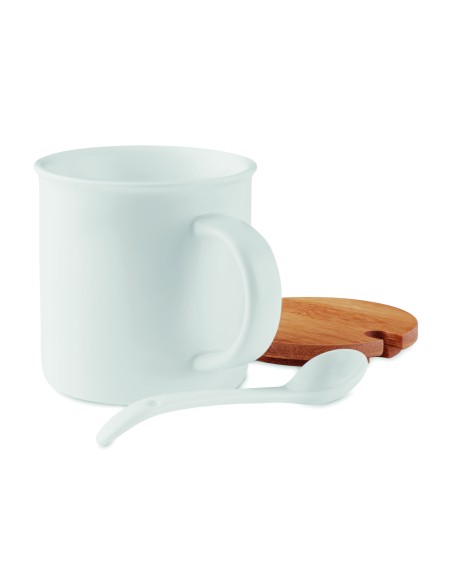 Taza de porcelana con tapa 7MO9708