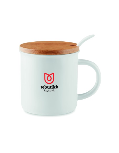 Taza de porcelana con tapa 7MO9708