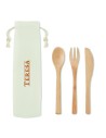 Set de cubiertos de bambú. Personalizado 7MO9786 - Imagen 2