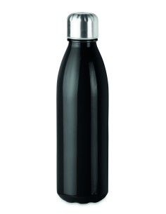 Botella de cristal personalizada para bienvenida corporativa