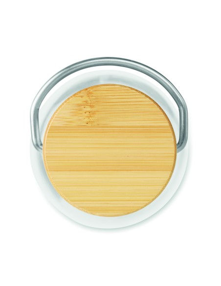 Botella tritan con tapa bambú 8 7MO9850