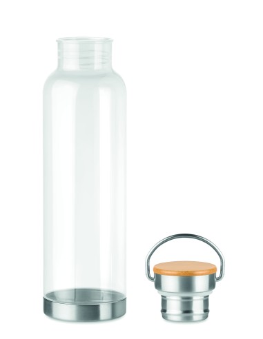 Botella tritan con tapa bambú 8 7MO9850