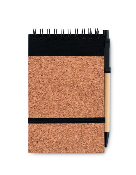 Libreta A6 bolígrafo tapa corch 7MO9857