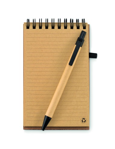 Libreta A6 bolígrafo tapa corch 7MO9857