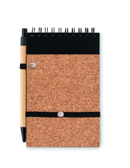 Libreta A6 bolígrafo tapa corch 7MO9857