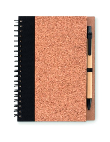 Libreta con bolígrafo tapa corc 7MO9859