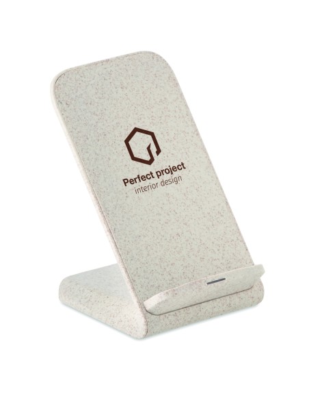 Cargador inalámbrico paja trigo Personalizado 7MO9891