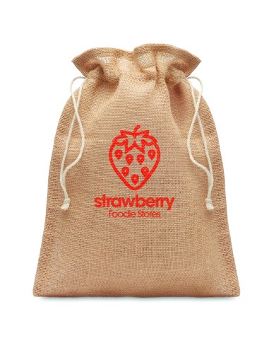 Bolsa regalo pequeña de yute 7MO9928