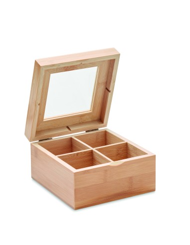 Caja de té de bambú 7MO9950