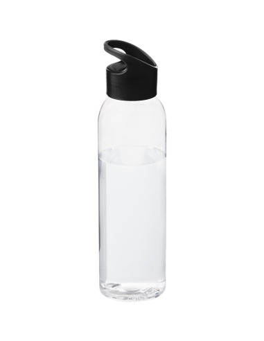 Botella de Tritan™ transparente con tapa de colores de 650 ml Personalizado 66100508