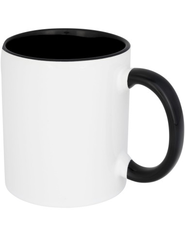 Taza de 350 ml para sublimación con asas e interior de color Personalizado 66100522