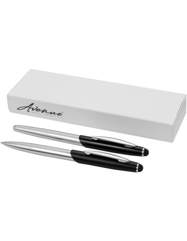 Set de bolígrafo y rollerball Stylus “Geneva” (tinta azul) Personalizado 66106670