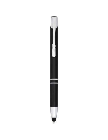 Bolígrafo con stylus de aluminio “Moneta” (tinta azul) Personalizado 66107298