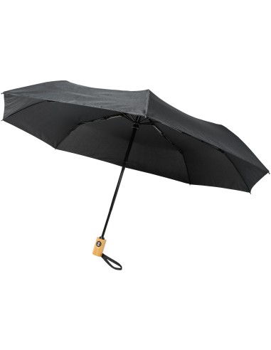 Paraguas automático plegable material reciclado PET de 21Bo" Personalizado 66109143