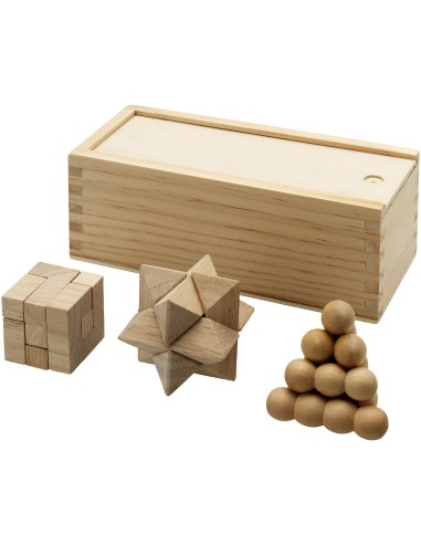 3 juegos de ingenio en madera Personalizada 66110029