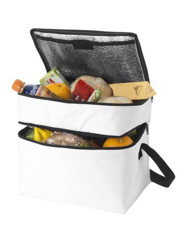 Bolsa isotérmica de 2 compartimentos con cremallera Personalizada 66119600