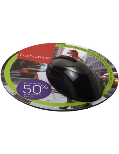 Q-Mat® Alfombrilla para ratón redonda Personalizada 66210528