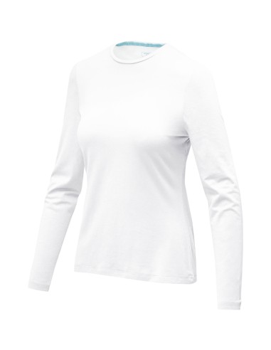 Camiseta de manga larga ecológica de mujer Ponoka Personalizada 6638019
