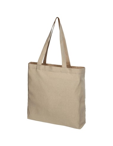 Bolsa Tote de algodón reciclado de 210 g/m² con refuerzos Personalizado 66120537