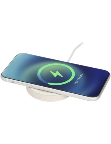 Base de carga inalámbrica de 5 W de paja de trigo Personalizado 66124136
