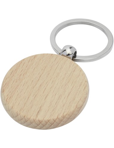 Llavero redondo de madera de haya Personalizada 66118120